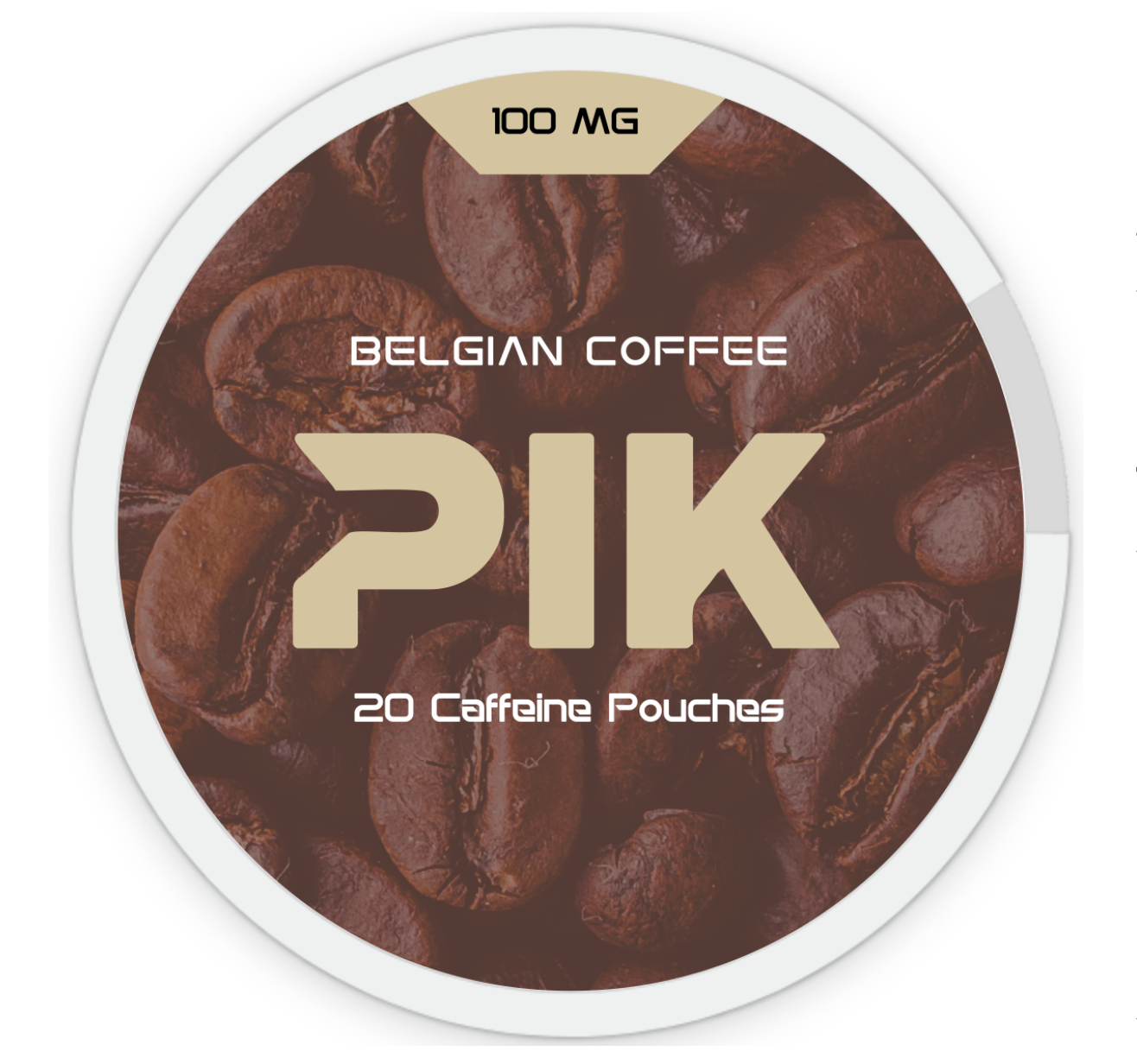Belgian Coffee 100mg Caffeine Pouches – 20 Count