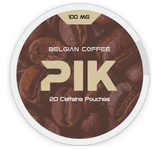 Belgian Coffee 100mg Caffeine Pouches – 20 Count