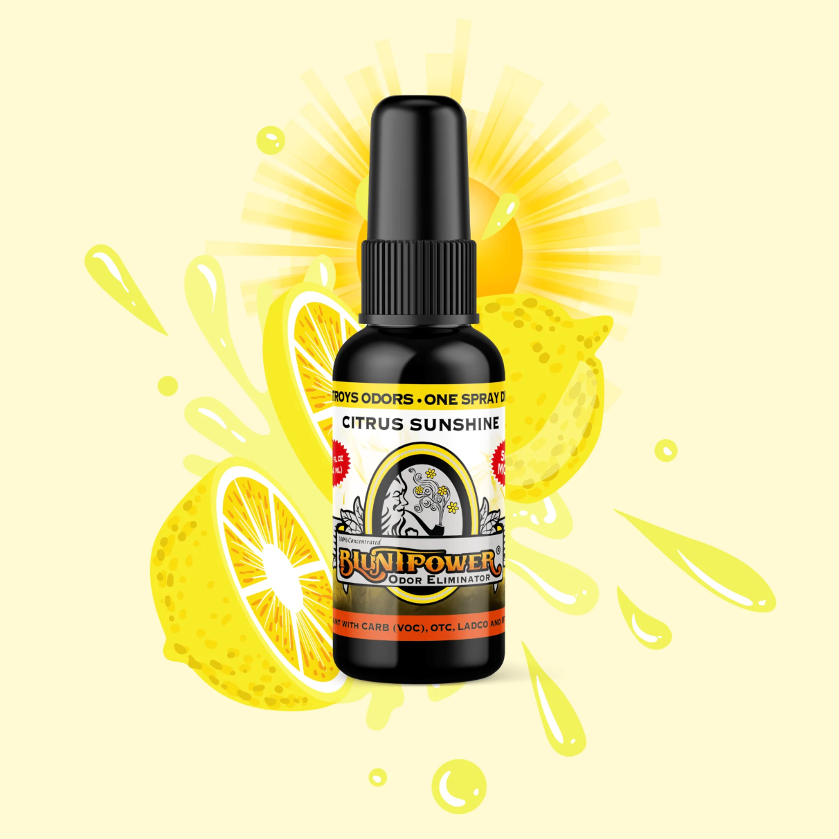 BluntPower Citrus Sunshine Odor Eliminator Spray
